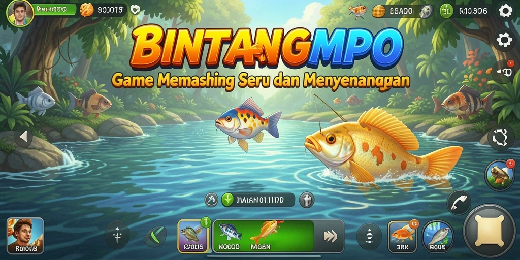 Tangkapan ikan besar dalam gameplay BINTANGMPO.