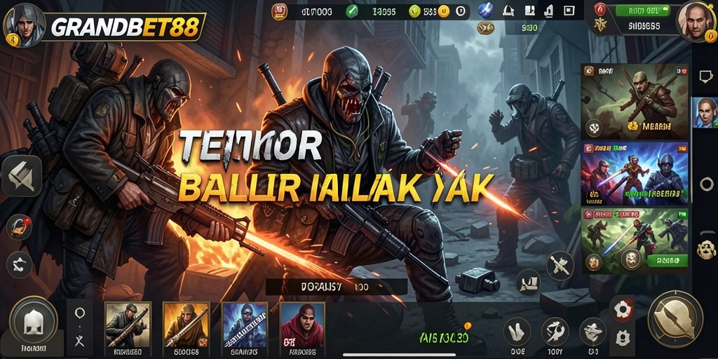 Screenshot menakutkan dari gameplay GRANDBET88 yang mendebarkan.