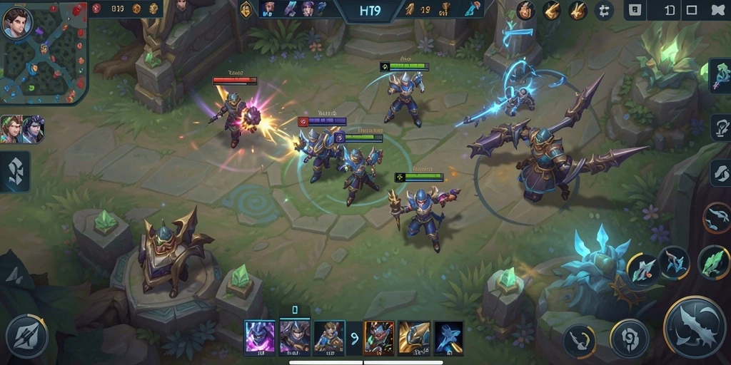 Gameplay seru dan kompetitif dari HIT9 yang memikat semua pemain MOBA.