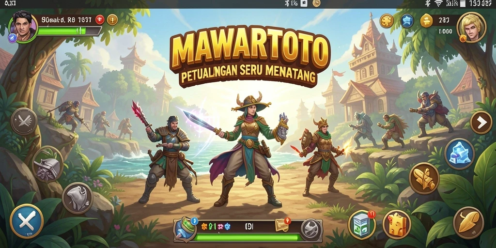 Tangkapan layar gameplay <strong>MAWARTOTO</strong> menampilkan petualangan seru dan menantang.
