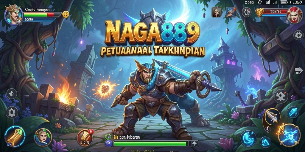Tampilan menarik dari gameplay petualangan di NAGA889.
