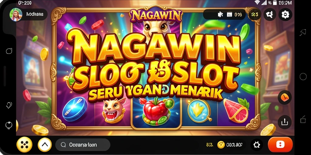 Tampilan gameplay NAGAWIN yang memukau dalam permainan Slot.