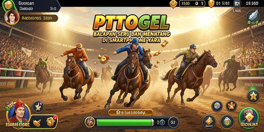 Tampilan menarik dari balapan intens di PTTOGEL.