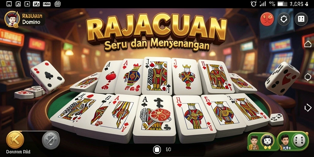 Screenshot utama memberikan tampilan menarik dari gameplay Domino