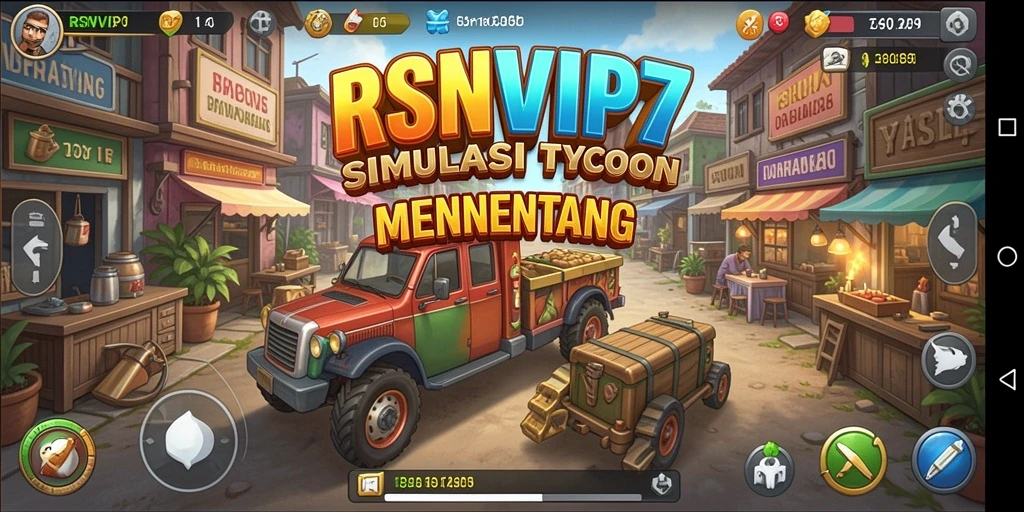 Tampilan gameplay RSNVIP7 dengan pengelolaan bisnis yang dinamis.