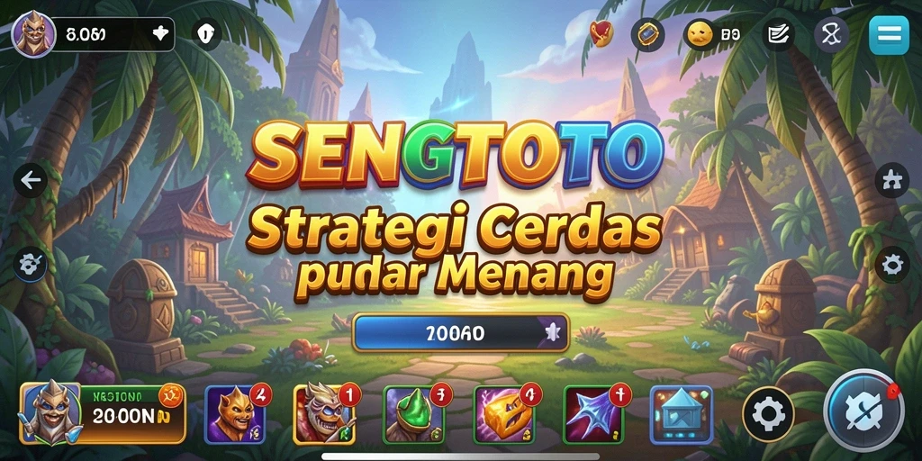 Screenshot gameplay SENGTOTO yang menunjukkan strategi dan taktik.