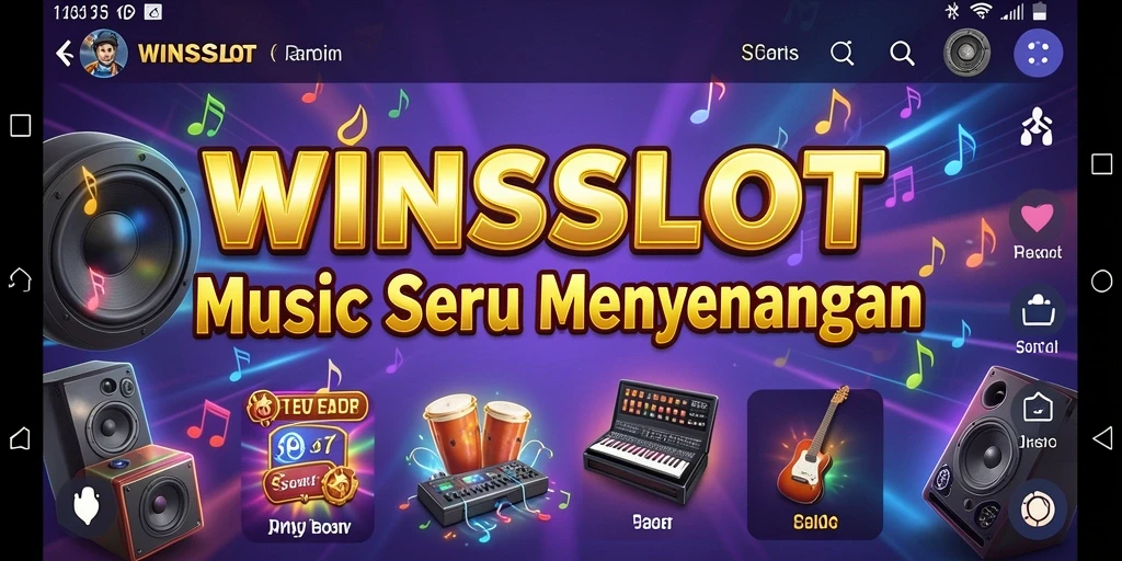 Tampilan gameplay menarik di WINSLOT dengan berbagai pilihan lagu.
